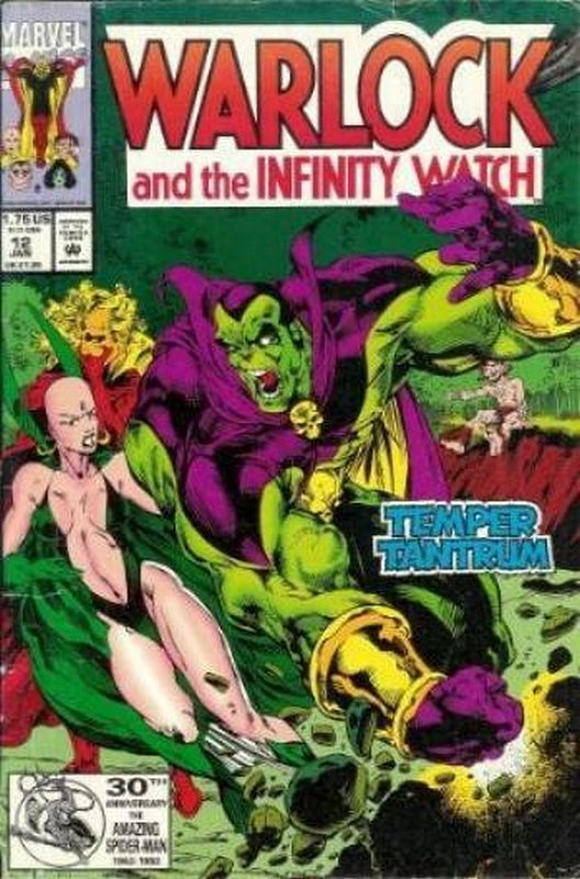 Cover of Warlock (Vol 2) and the Inifinity Watch #12. One of 250,000 Vintage American Comics on sale from Krypton!