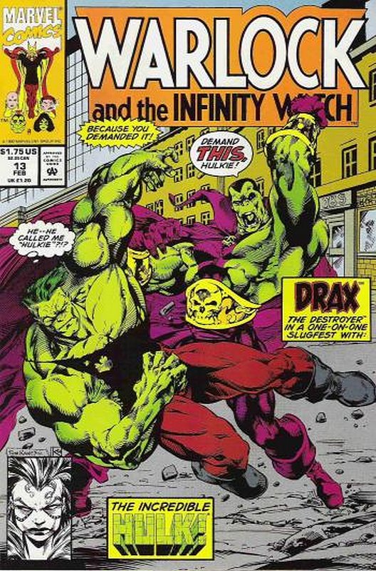 Cover of Warlock (Vol 2) and the Inifinity Watch #13. One of 250,000 Vintage American Comics on sale from Krypton!