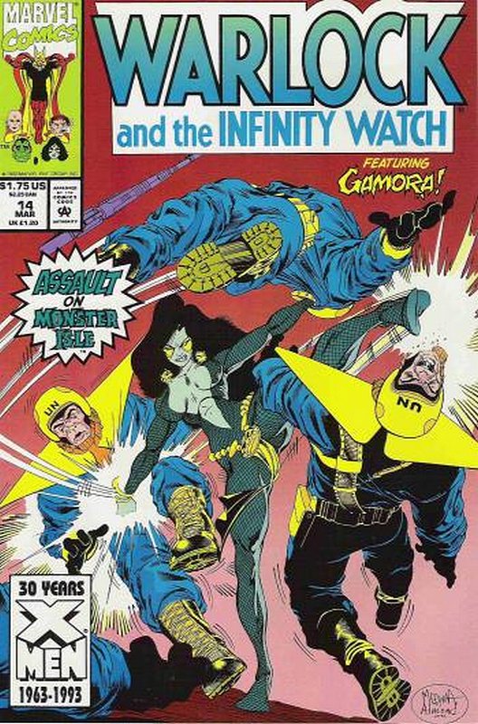 Cover of Warlock (Vol 2) and the Inifinity Watch #14. One of 250,000 Vintage American Comics on sale from Krypton!