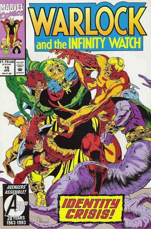 Cover of Warlock (Vol 2) and the Inifinity Watch #15. One of 250,000 Vintage American Comics on sale from Krypton!