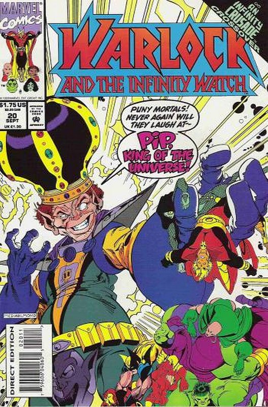 Cover of Warlock (Vol 2) and the Inifinity Watch #20. One of 250,000 Vintage American Comics on sale from Krypton!
