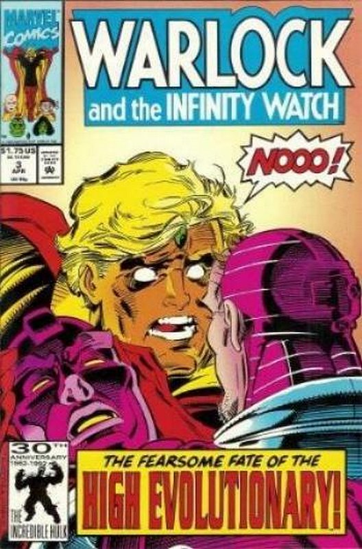 Cover of Warlock (Vol 2) and the Inifinity Watch #3. One of 250,000 Vintage American Comics on sale from Krypton!
