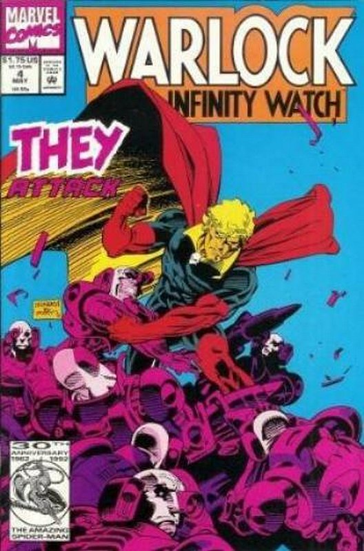Cover of Warlock (Vol 2) and the Inifinity Watch #4. One of 250,000 Vintage American Comics on sale from Krypton!