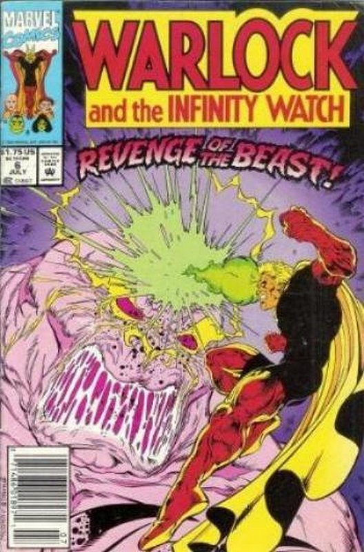Cover of Warlock (Vol 2) and the Inifinity Watch #6. One of 250,000 Vintage American Comics on sale from Krypton!