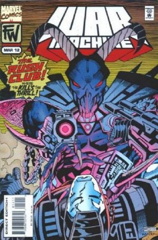 Cover of War Machine (Vol 1) #12. One of 250,000 Vintage American Comics on sale from Krypton!