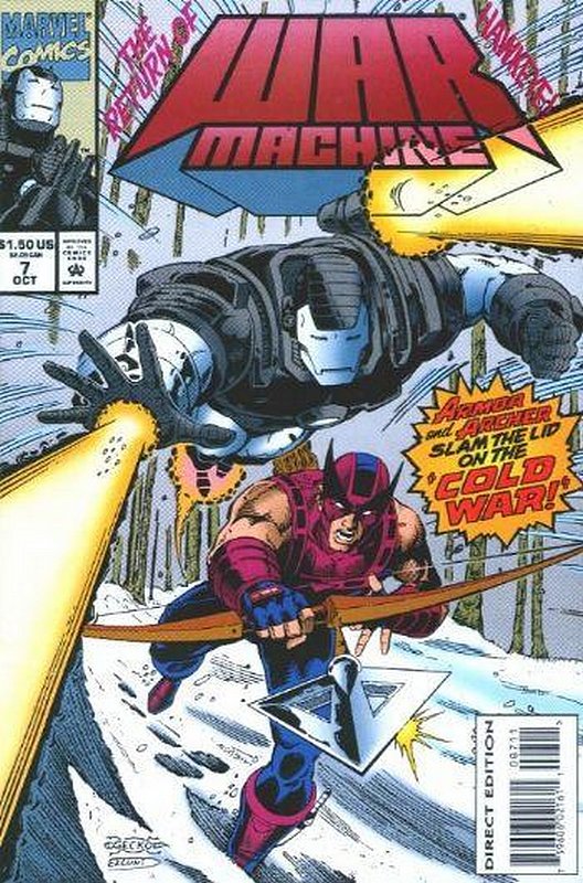 Cover of War Machine (Vol 1) #7. One of 250,000 Vintage American Comics on sale from Krypton!