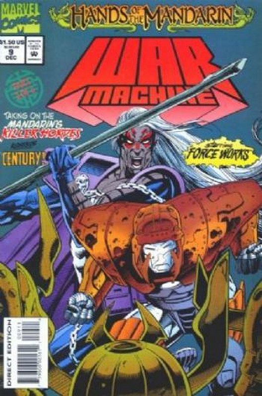Cover of War Machine (Vol 1) #9. One of 250,000 Vintage American Comics on sale from Krypton!