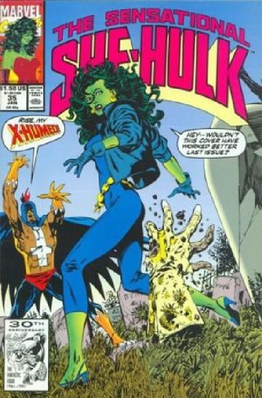 Cover of She-Hulk (Vol 2) The Sensational #35. One of 250,000 Vintage American Comics on sale from Krypton!