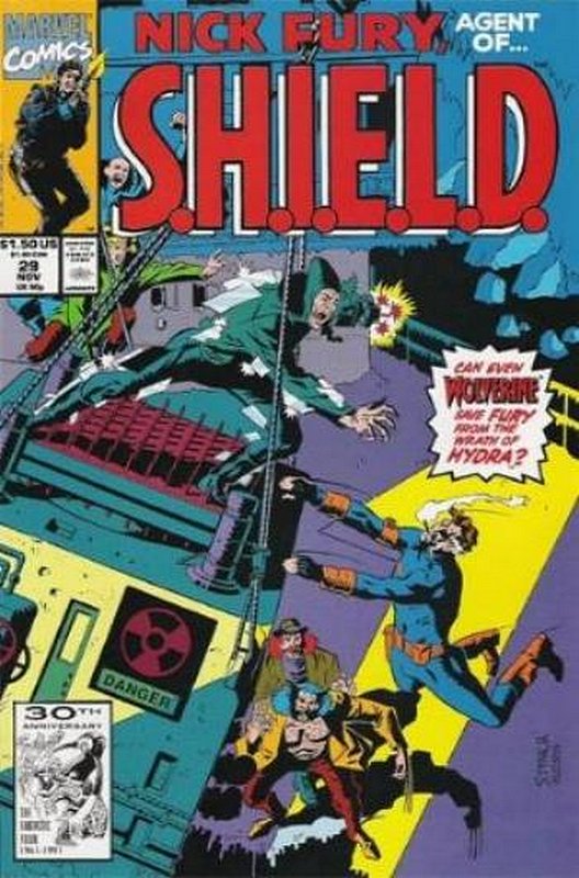 Cover of Nick Fury Agent of SHIELD (Vol 2) #29. One of 250,000 Vintage American Comics on sale from Krypton!