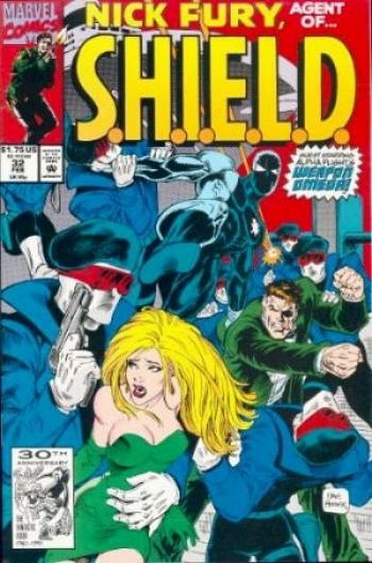 Cover of Nick Fury Agent of SHIELD (Vol 2) #32. One of 250,000 Vintage American Comics on sale from Krypton!