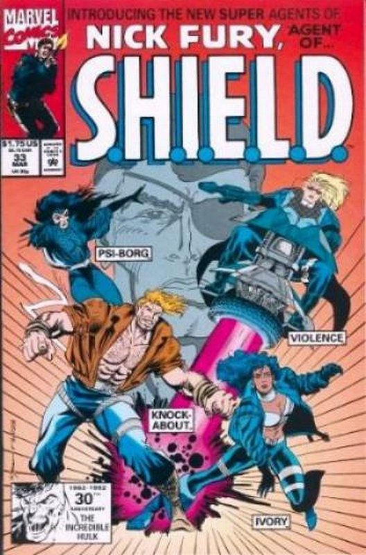 Cover of Nick Fury Agent of SHIELD (Vol 2) #33. One of 250,000 Vintage American Comics on sale from Krypton!