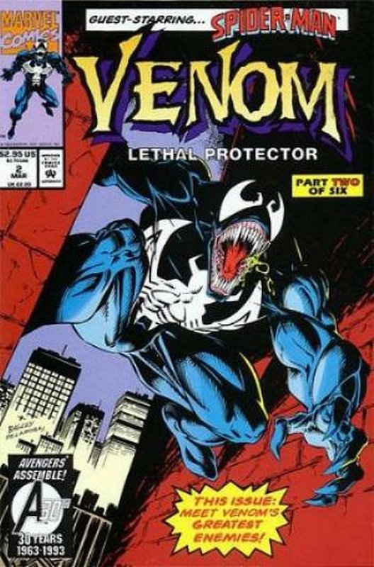 Cover of Venom: Lethal Protector (1993 Ltd) #2. One of 250,000 Vintage American Comics on sale from Krypton!