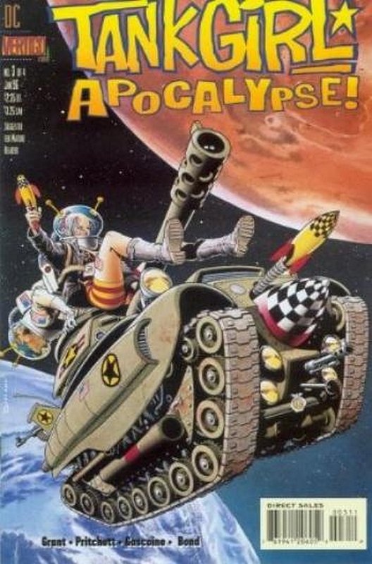 Cover of Tank Girl: Apocalypse #3. One of 250,000 Vintage American Comics on sale from Krypton!