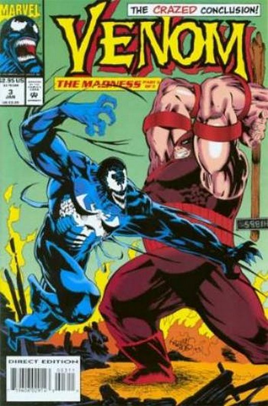 Cover of Venom: Madness (1993 Ltd) The #3. One of 250,000 Vintage American Comics on sale from Krypton!