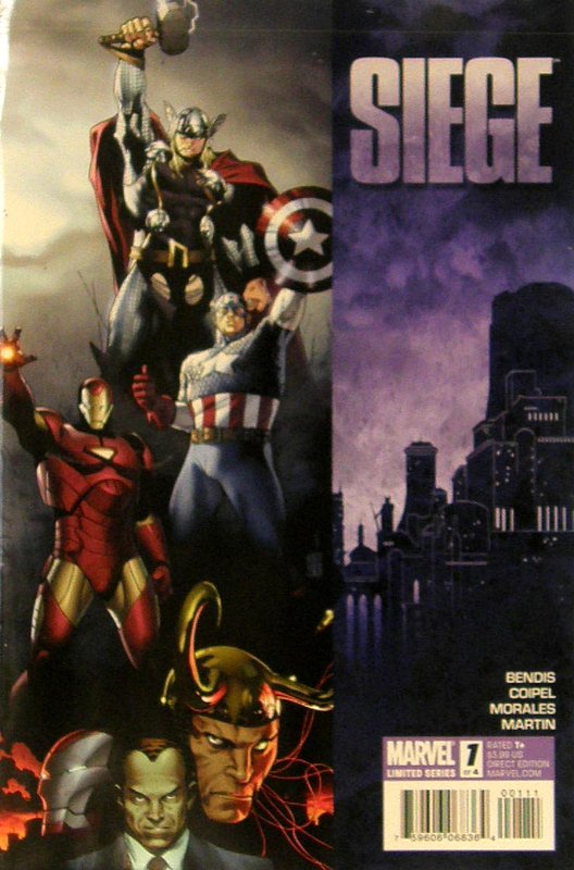 Cover of Siege (2010 Ltd) #1. One of 250,000 Vintage American Comics on sale from Krypton!