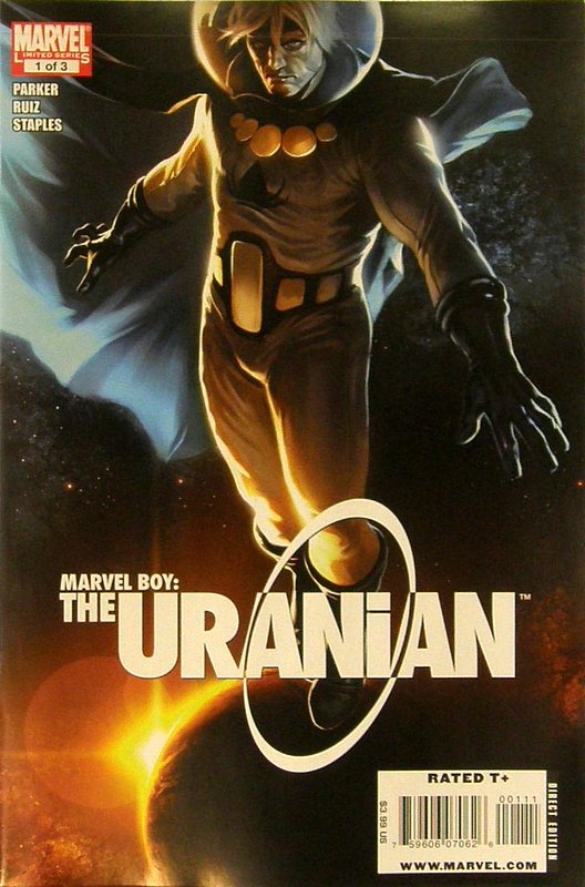 Cover of Marvel Boy: Uranian (2010 Ltd) #1. One of 250,000 Vintage American Comics on sale from Krypton!