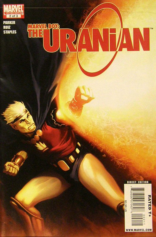 Cover of Marvel Boy: Uranian (2010 Ltd) #2. One of 250,000 Vintage American Comics on sale from Krypton!