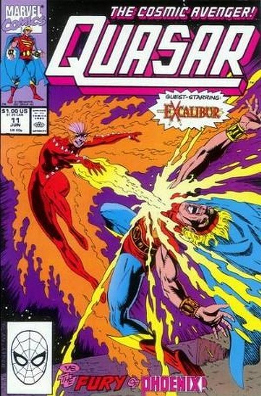 Cover of Quasar (Vol 1) #11. One of 250,000 Vintage American Comics on sale from Krypton!