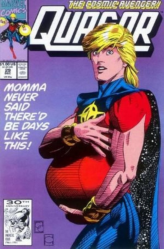 Cover of Quasar (Vol 1) #29. One of 250,000 Vintage American Comics on sale from Krypton!