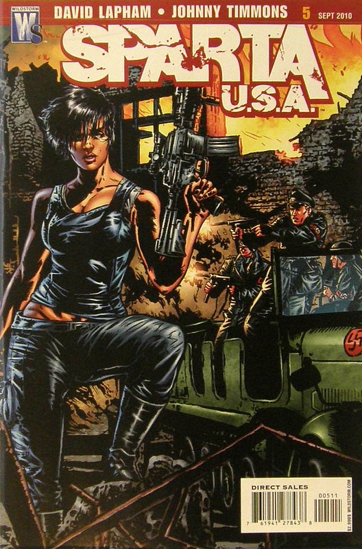 Cover of Sparta: USA (2010 Ltd) #5. One of 250,000 Vintage American Comics on sale from Krypton!