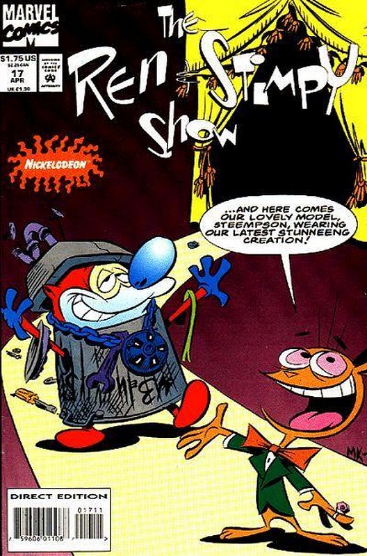 Cover of Ren & Stimpy (Vol 1) #17. One of 250,000 Vintage American Comics on sale from Krypton!
