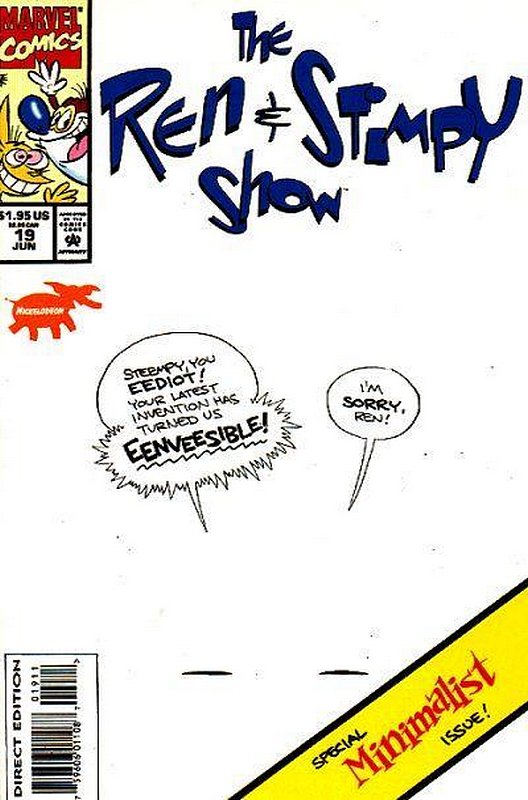 Cover of Ren & Stimpy (Vol 1) #19. One of 250,000 Vintage American Comics on sale from Krypton!