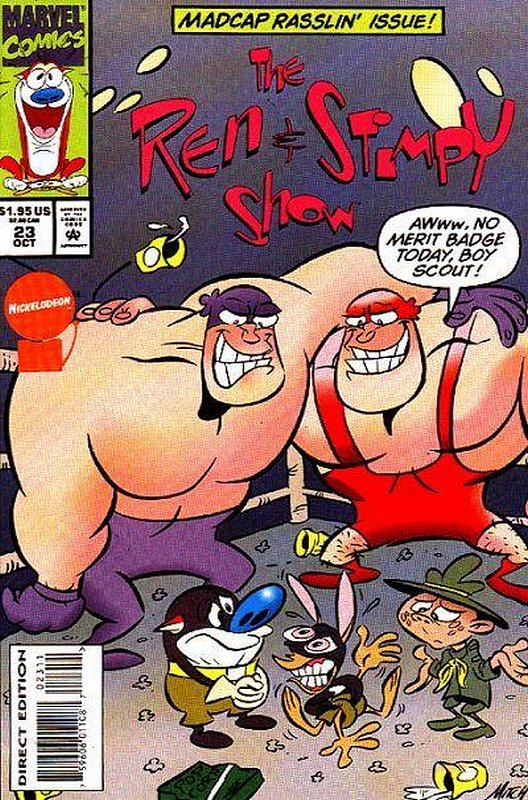 Cover of Ren & Stimpy (Vol 1) #23. One of 250,000 Vintage American Comics on sale from Krypton!