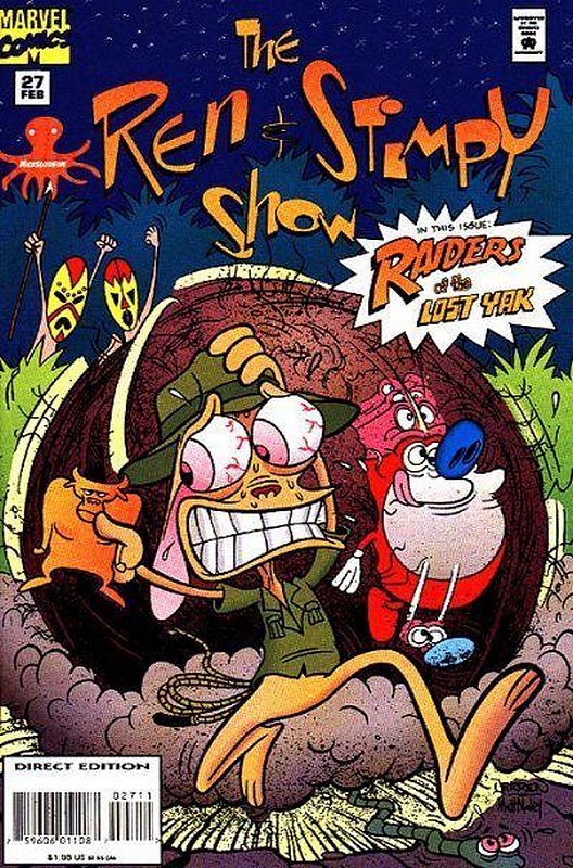 Cover of Ren & Stimpy (Vol 1) #27. One of 250,000 Vintage American Comics on sale from Krypton!