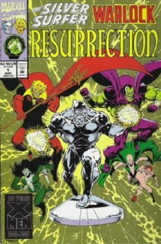Cover of Silver Surfer/Warlock: Resurrection (1993 Ltd) #1. One of 250,000 Vintage American Comics on sale from Krypton!