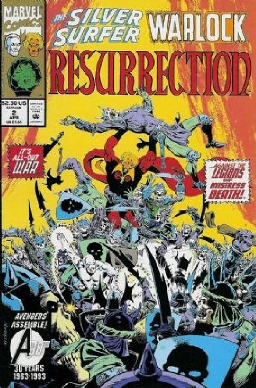 Cover of Silver Surfer/Warlock: Resurrection (1993 Ltd) #2. One of 250,000 Vintage American Comics on sale from Krypton!