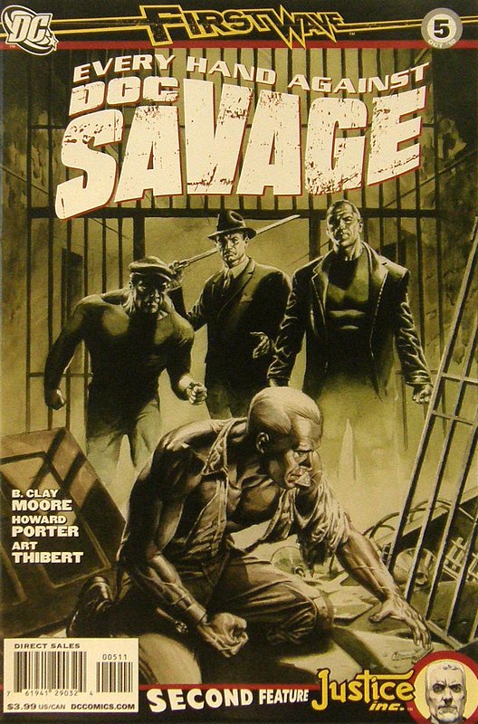 Cover of Doc Savage (Vol 2) (DC) #5. One of 250,000 Vintage American Comics on sale from Krypton!