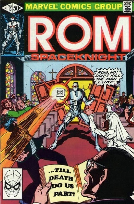 Cover of Rom #15. One of 250,000 Vintage American Comics on sale from Krypton!