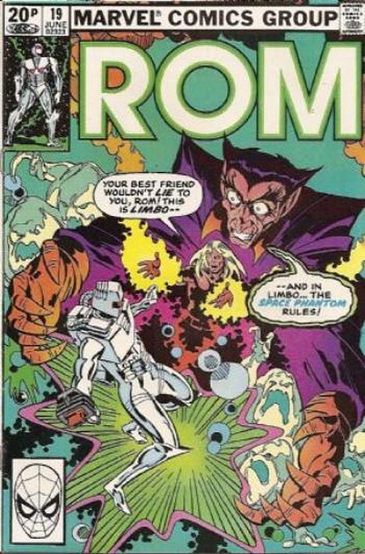 Cover of Rom #19. One of 250,000 Vintage American Comics on sale from Krypton!