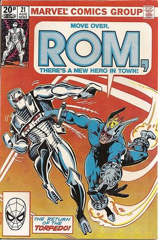 Cover of Rom #21. One of 250,000 Vintage American Comics on sale from Krypton!