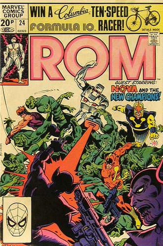 Cover of Rom #24. One of 250,000 Vintage American Comics on sale from Krypton!