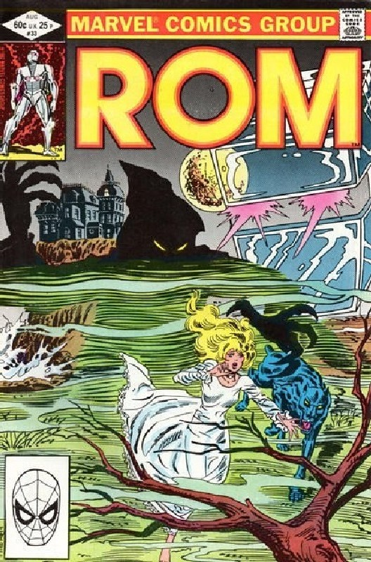 Cover of Rom #33. One of 250,000 Vintage American Comics on sale from Krypton!