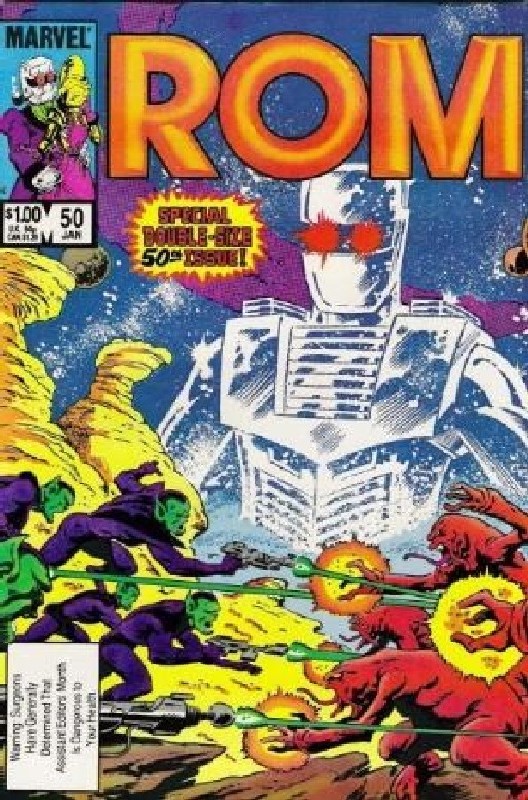 Cover of Rom #50. One of 250,000 Vintage American Comics on sale from Krypton!