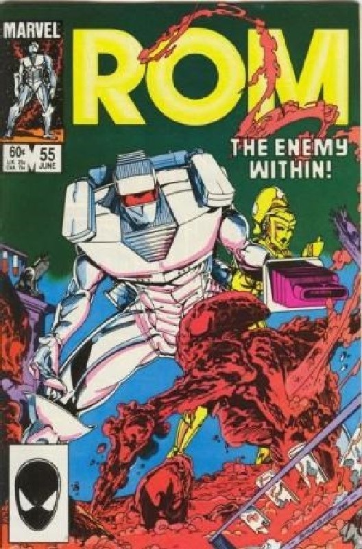 Cover of Rom #55. One of 250,000 Vintage American Comics on sale from Krypton!