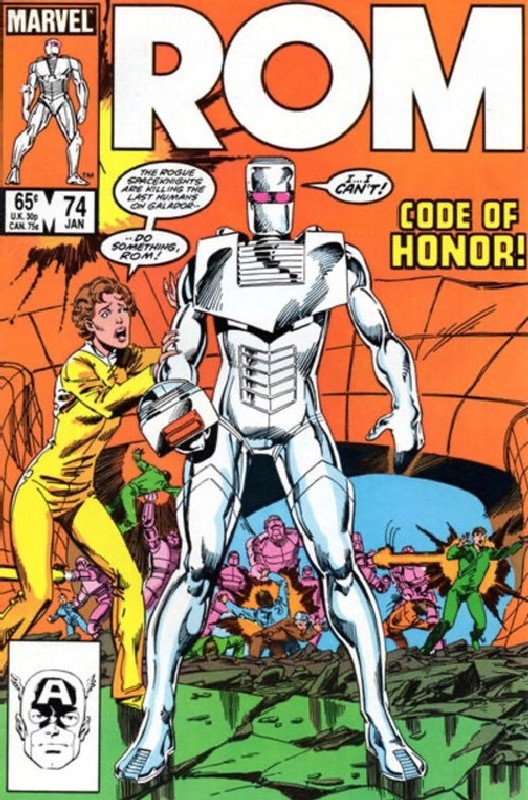 Cover of Rom #74. One of 250,000 Vintage American Comics on sale from Krypton!
