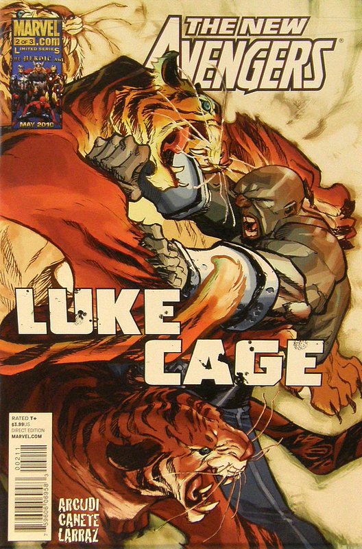 Cover of New Avengers: Luke Cage (2010 Ltd) #2. One of 250,000 Vintage American Comics on sale from Krypton!