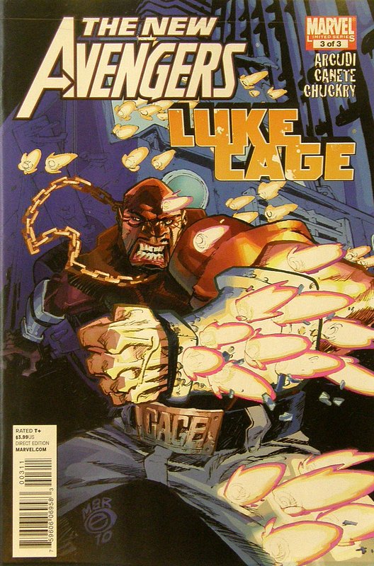 Cover of New Avengers: Luke Cage (2010 Ltd) #3. One of 250,000 Vintage American Comics on sale from Krypton!