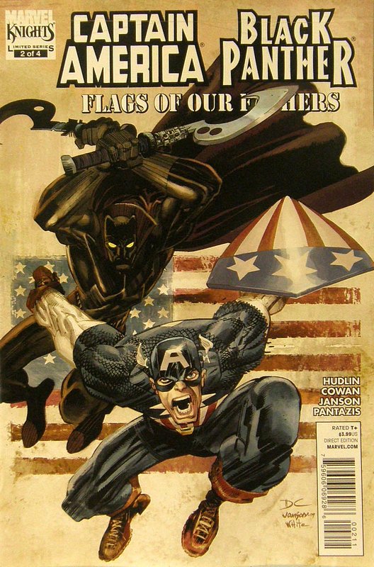 Cover of Captain America/Black Panther: Flags (2010 Ltd) #2. One of 250,000 Vintage American Comics on sale from Krypton!