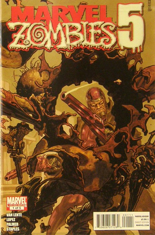 Cover of Marvel Zombies 5 (2010 Ltd) #1. One of 250,000 Vintage American Comics on sale from Krypton!