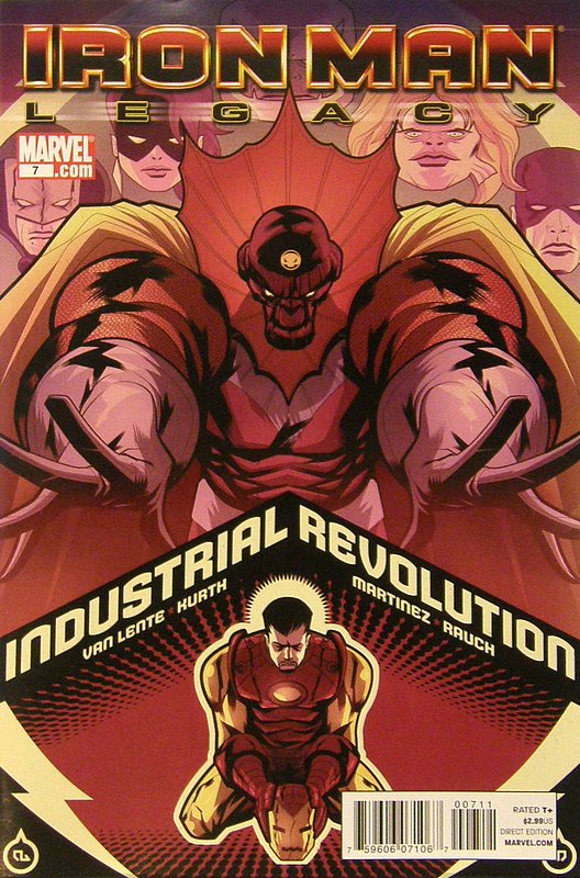 Cover of Iron Man: Legacy (Vol 1) #7. One of 250,000 Vintage American Comics on sale from Krypton!