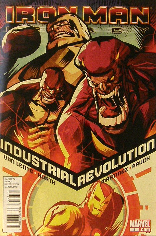 Cover of Iron Man: Legacy (Vol 1) #8. One of 250,000 Vintage American Comics on sale from Krypton!