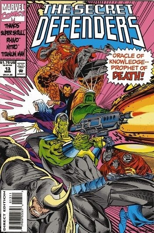Cover of Secret Defenders (Vol 1) #13. One of 250,000 Vintage American Comics on sale from Krypton!