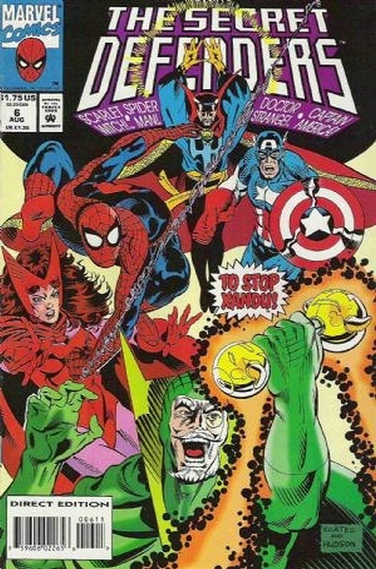 Cover of Secret Defenders (Vol 1) #6. One of 250,000 Vintage American Comics on sale from Krypton!