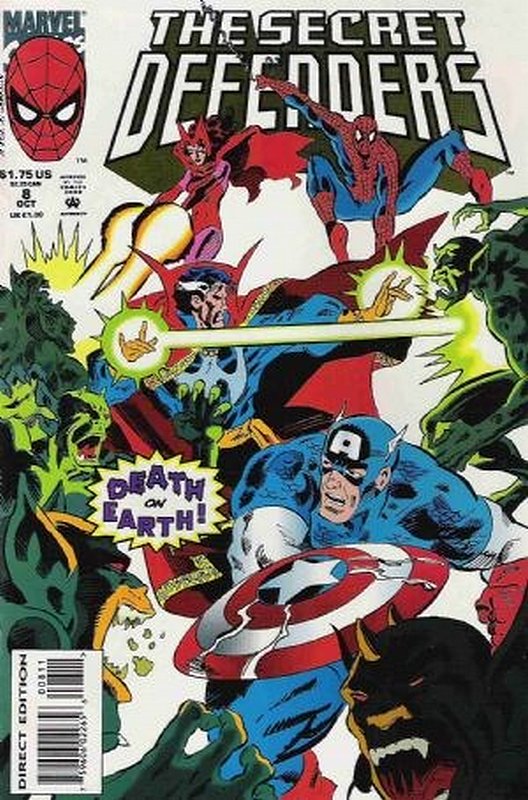Cover of Secret Defenders (Vol 1) #8. One of 250,000 Vintage American Comics on sale from Krypton!