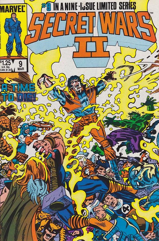 Cover of Secret Wars II (1985 Ltd) #9. One of 250,000 Vintage American Comics on sale from Krypton!