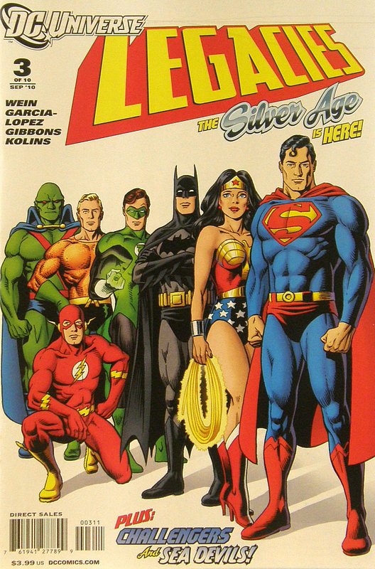Cover of DC Universe: Legacies (2010 Ltd) #3. One of 250,000 Vintage American Comics on sale from Krypton!